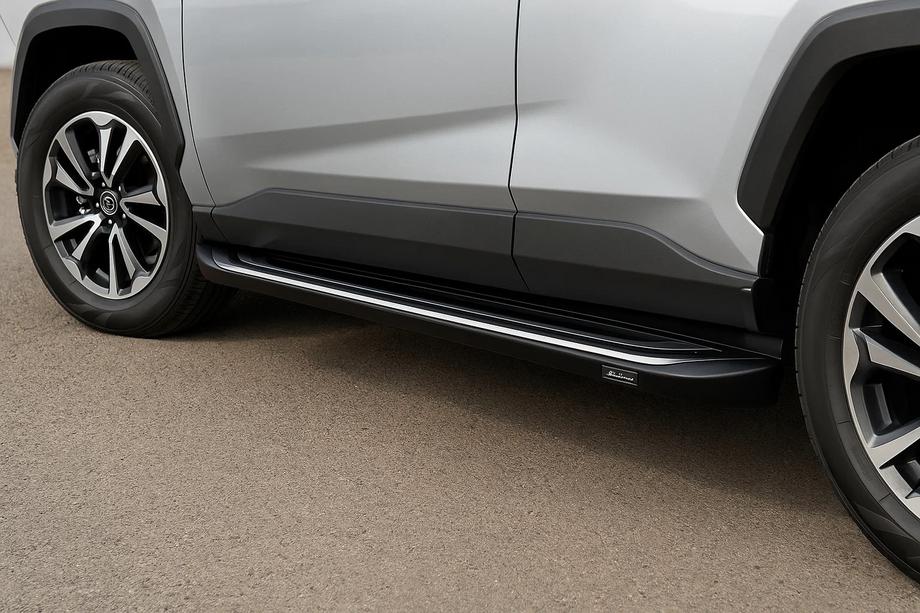 Toyota Rav 4 2019–2025 OEM V2B sidosteg (2 st, aluminium) Image