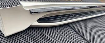Toyota Land Cruiser 200 2007–2021 Sidosteg Exlusive (design 2021) Svart färg foto 3