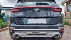 Kia Sportage 2015–2021 Främre och bakre läppspoiler 2019+ V1 (plast) foto 2