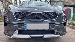 Kia Sportage 2015–2021 Främre och bakre läppspoiler 2019+ V1 (plast) foto 1