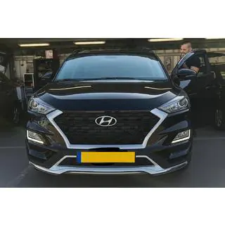 Främre och bakre läppspoilers 2019+ (2 st) Hyundai Tucson TL 2016–2021 foto 4