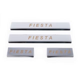 Instegslister Carmos V1 (4 st, rostfritt stål) Ford Fiesta 2002–2008 foto 2