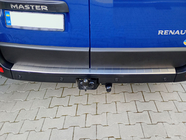 Renault Master 2011–2023 Bakre stötfångarskydd i rostfritt stål foto 9