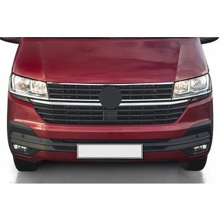 Kromlist för övre delen av grillen 2019+ (1 st, rostfritt stål) Volkswagen T6 2015–2024 foto 1
