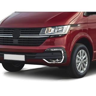 Kromlister till dimljus 2019+ (4 st, rostfritt stål) Volkswagen T6 2015–2024 foto 1