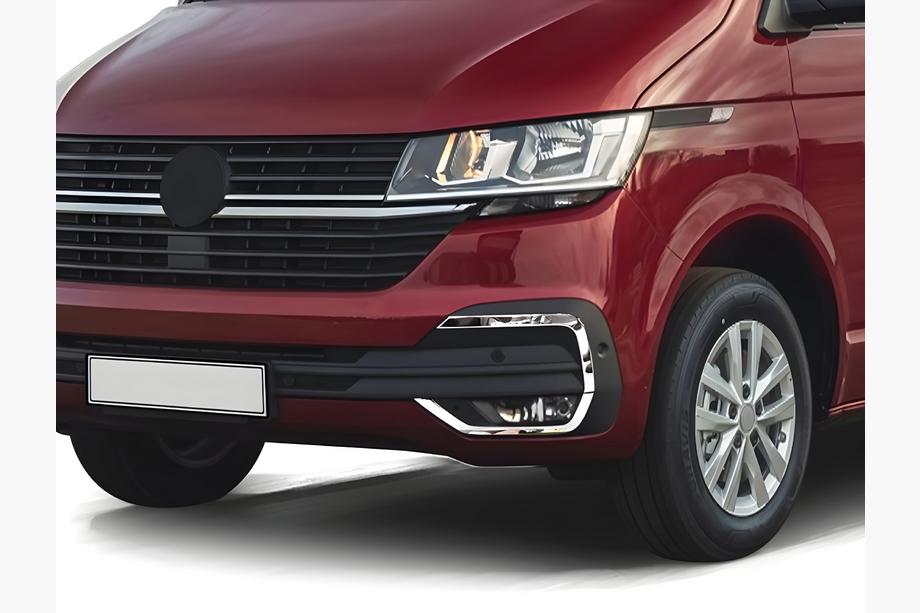 Volkswagen T6 2015–2024 Kromlister till dimljus 2019+ (4 st, rostfritt stål) Image