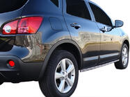 Nissan Qashqai 2010–2014 Dubbla sidorör (2 st, rostfritt stål) foto 2
