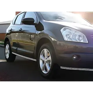 Dubbla sidorör (2 st, rostfritt stål) Nissan Qashqai 2010–2014 foto 3