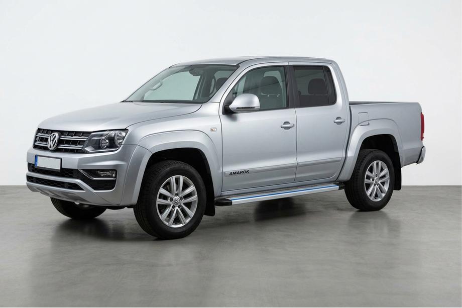 Volkswagen Amarok 2010–2022 Sidorör Maya Blue-Grey (2 st, aluminium) Image