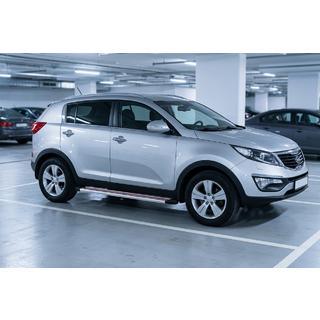 Sidosteg Maya Red-Grey (2 st, aluminium) Kia Sportage 2010–2015 foto 1