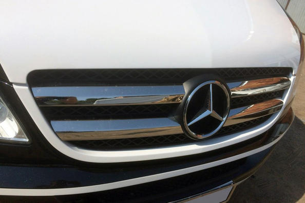 Tuning av kylargallret till Mercedes Sprinter