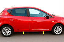Seat Ibiza 2017– Dörrlister (4 st, rostfritt stål) foto 1