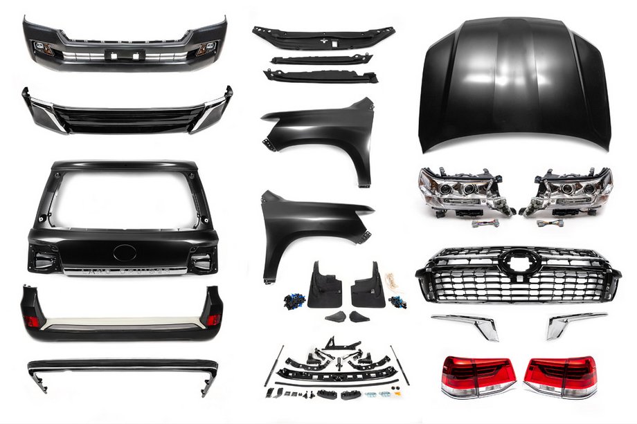 Toyota Land Cruiser 200 2007–2021 Facelift/ombyggnadskit från LC200 2008-2015 till 2021 Executive Foto 2