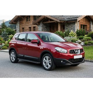 Sidosteg Tayga Black (2 st, aluminium) Nissan Qashqai 2010–2014 foto 1