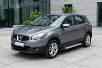 Nissan Qashqai 2010–2014 Sidosteg Vision New Grey (2 st, aluminium) foto 1