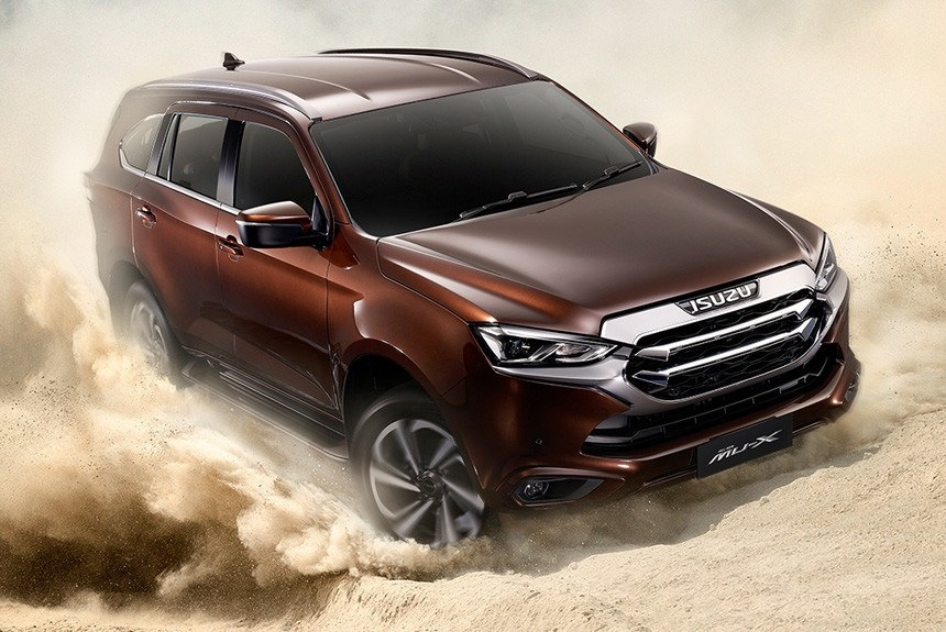 Nya generationen av den rambyggda SUV:en Isuzu MU-X