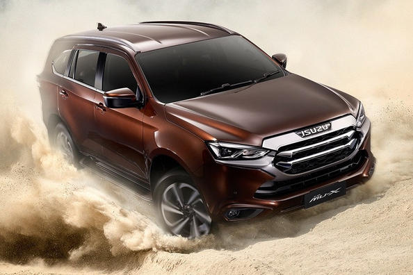 Nya generationen av den rambyggda SUV:en Isuzu MU-X