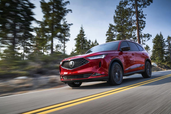 Serieproduktionen av nya generationens Acura MDX-crossover har startat