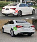 Mercedes A-class W177 2018– Stänklappar Premium Sedan (för Base, 4 st.) foto 3