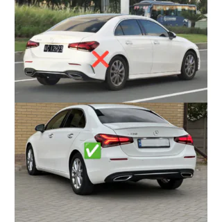 Stänklappar Premium Sedan (för Base, 4 st.) foto 3