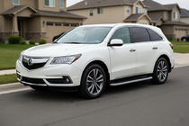 Acura MDX 2013–2020 Sidosteg Tayga Grey (2 st, aluminium) foto 1