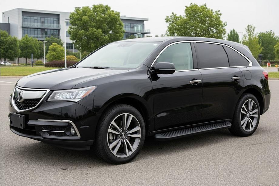 Acura MDX 2013–2020 Sidosteg Tayga Black (2 st, aluminium) Image