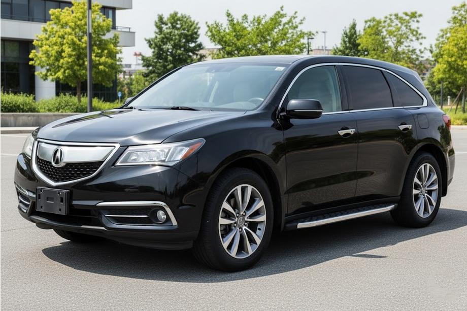 Acura MDX 2013–2020 Sidosteg BlackLine (2 st, aluminium) Image