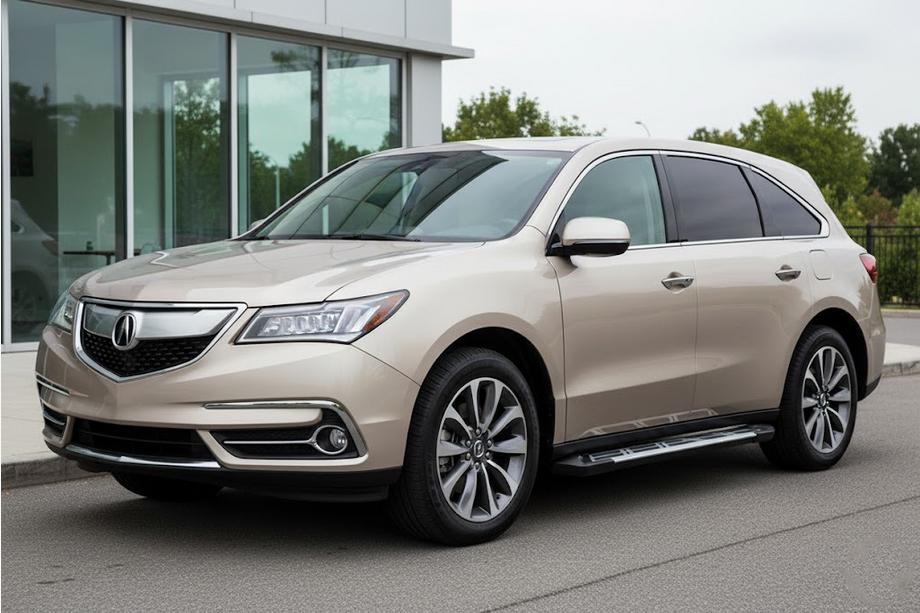 Acura MDX 2013–2020 Sidosteg Sunrise (2 st, aluminium) Image