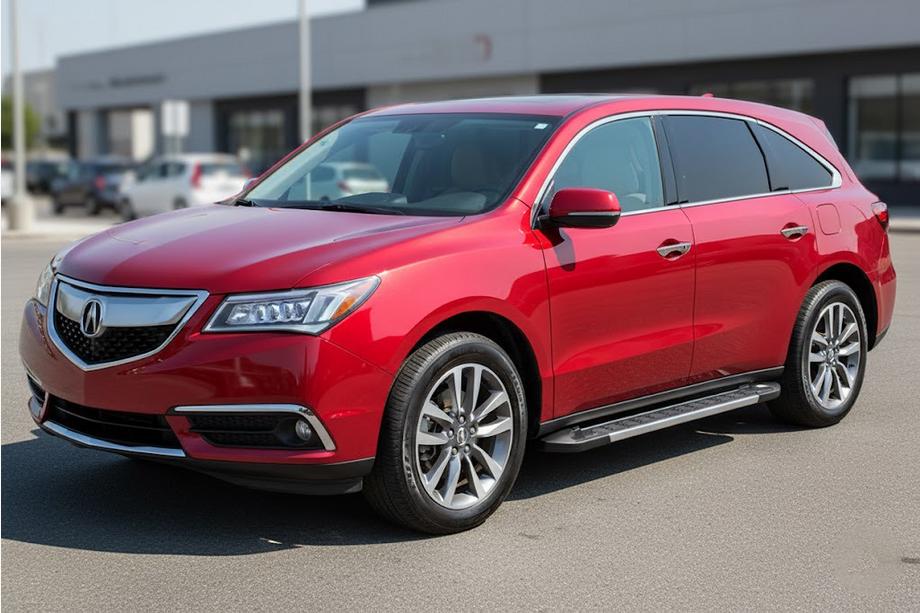 Acura MDX 2013–2020 Sidosteg RedLine V1 (2 st, aluminium) Image