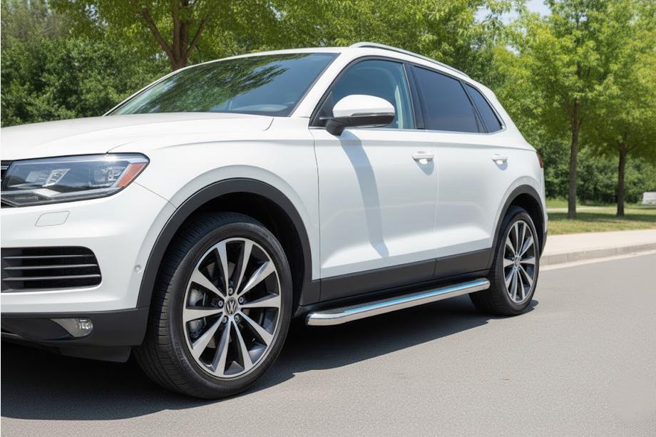 Acura MDX 2013–2020 Sidosteg Maydos V2 (2 st, aluminium / rostfritt stål) Image