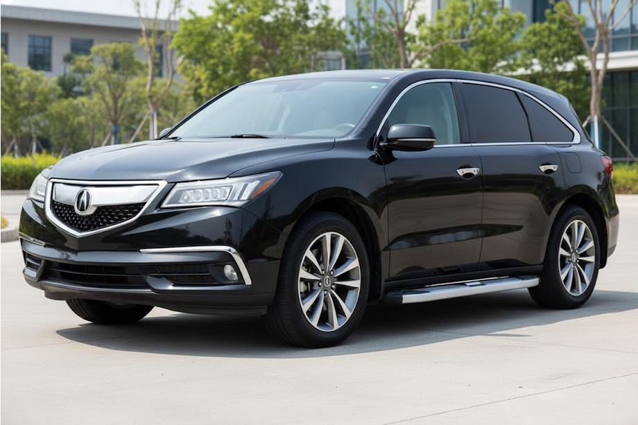 Acura MDX 2013–2020 Mevsim Grey sidosteg (2 st, aluminium) Image