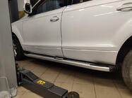 Audi Q7 2005–2015 Mevsim Grey sidosteg (2 st, aluminium) foto 2