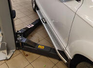 Audi Q7 2005–2015 Mevsim Grey sidosteg (2 st, aluminium) foto 1