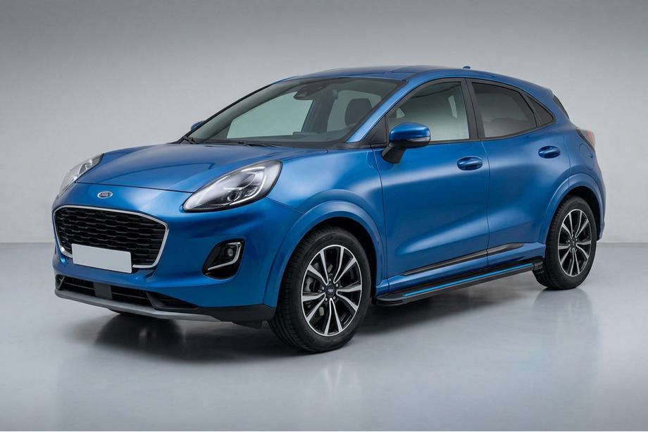 Ford Puma 2019– Sidosteg Maya Blue (2 st, aluminium) Image