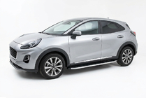 Ford Puma 2019– Sidosteg Fullmond (2 st, aluminium) foto 1
