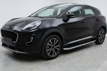 Ford Puma 2019– Sidosteg Tayga Grey (2 st, aluminium) foto 1
