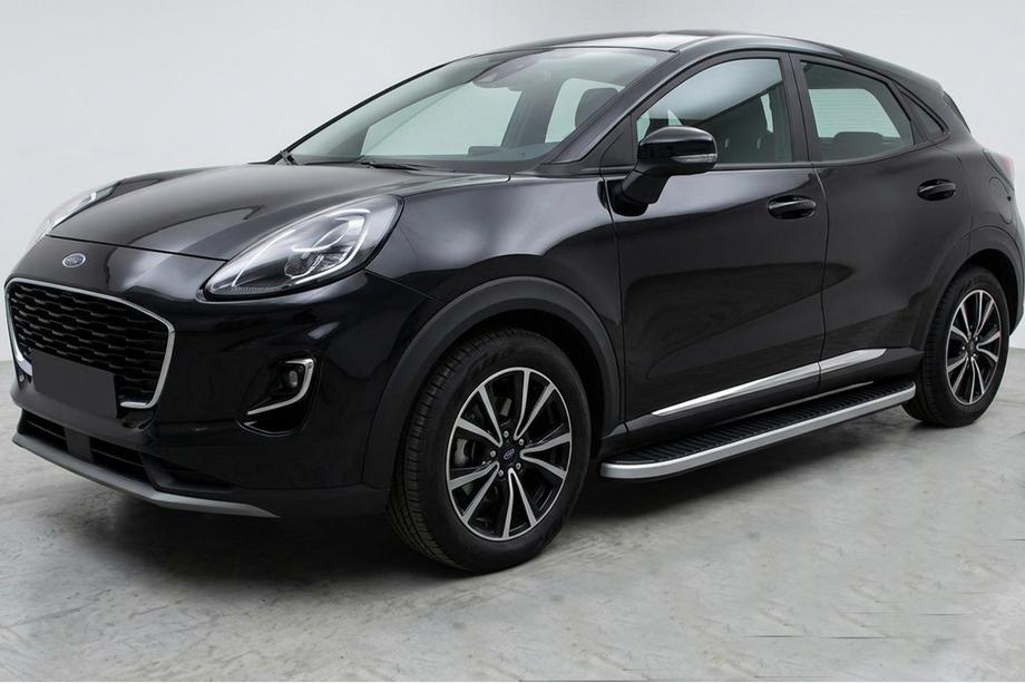 Ford Puma 2019– Sidosteg Tayga Grey (2 st, aluminium) Image