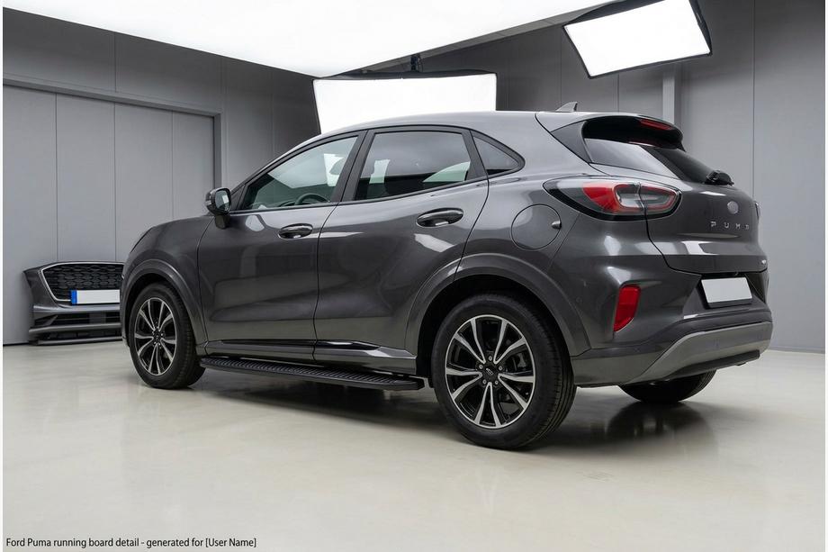 Ford Puma 2019– Sidosteg Tayga Black (2 st, aluminium) Image