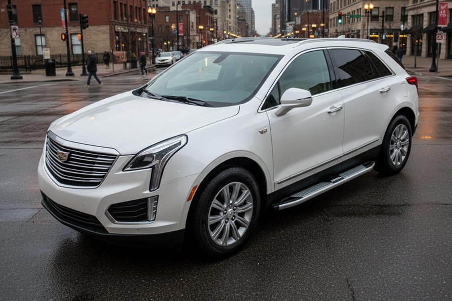 Cadillac XT5 2016– Mevsim Grey sidosteg (2 st, aluminium) Image