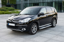 Citroen C-Crosser 2007–2013 Mevsim Grey sidosteg (2 st, aluminium) foto 1