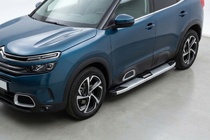 Citroen C5 Aircross 2017–2025 Mevsim Grey sidosteg (2 st, aluminium) foto 1