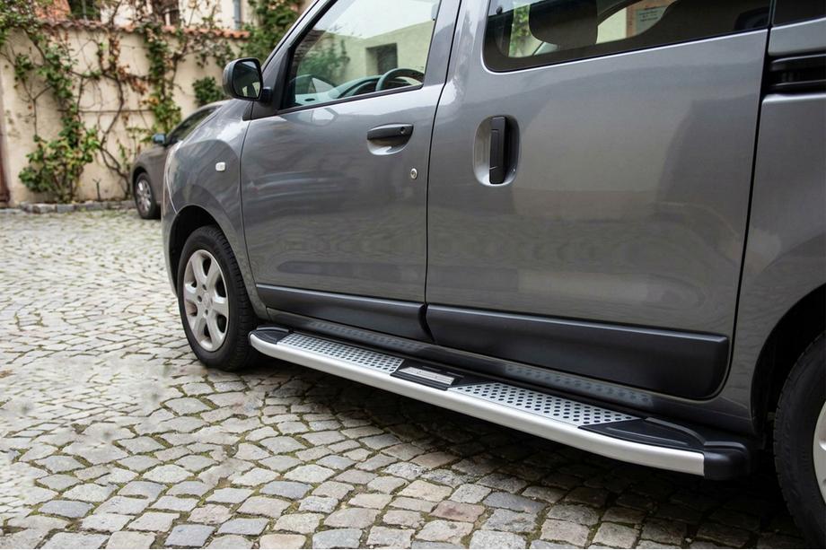 Dacia Dokker 2013–2022 Mevsim Grey sidosteg (2 st, aluminium) Image