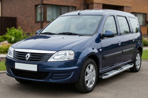Dacia Logan MCV 2004–2014 Mevsim Grey sidosteg (2 st, aluminium) foto 3