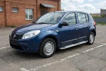 Dacia Sandero 2007–2013 Mevsim Grey sidosteg (2 st, aluminium) foto 1