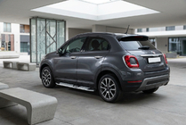 Fiat 500X 2014–2024 Mevsim Grey sidosteg (2 st, aluminium) foto 1