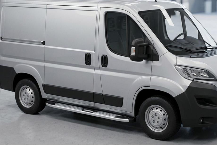 Fiat Ducato 2006–2025 Mevsim Grey sidosteg (2 st, aluminium) Image
