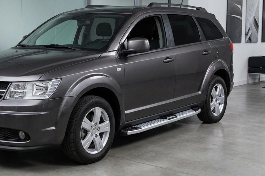 Fiat Freemont 2011–2016 Mevsim Grey sidosteg (2 st, aluminium) Image