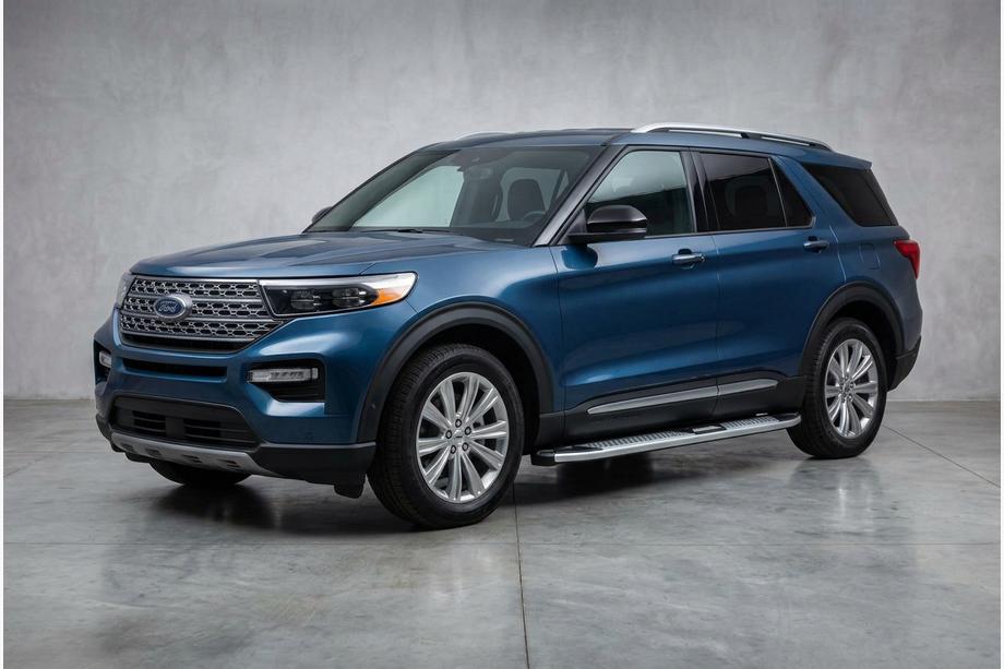 Ford Explorer 2019– Mevsim Grey sidosteg (2 st, aluminium) Image