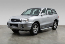 Hyundai Santa Fe 1 2000–2006 Mevsim Grey sidosteg (2 st, aluminium) foto 1