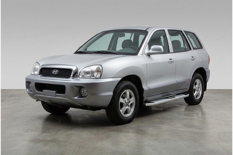 Hyundai Santa Fe 1 2000–2006 Mevsim Grey sidosteg (2 st, aluminium) Image